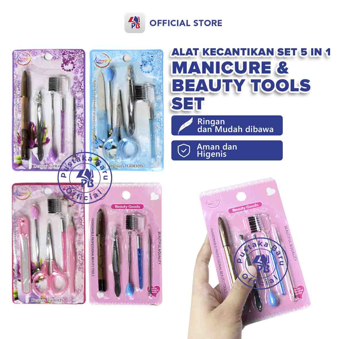 Alat Nail Art Kit 5 in 1